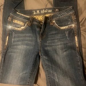 LA Idol Skinny Jeans size 9 ( 31/31.5)